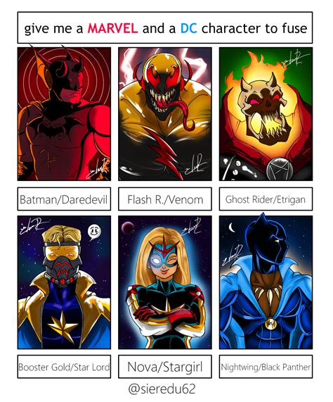 marvel and dc fusions|More.